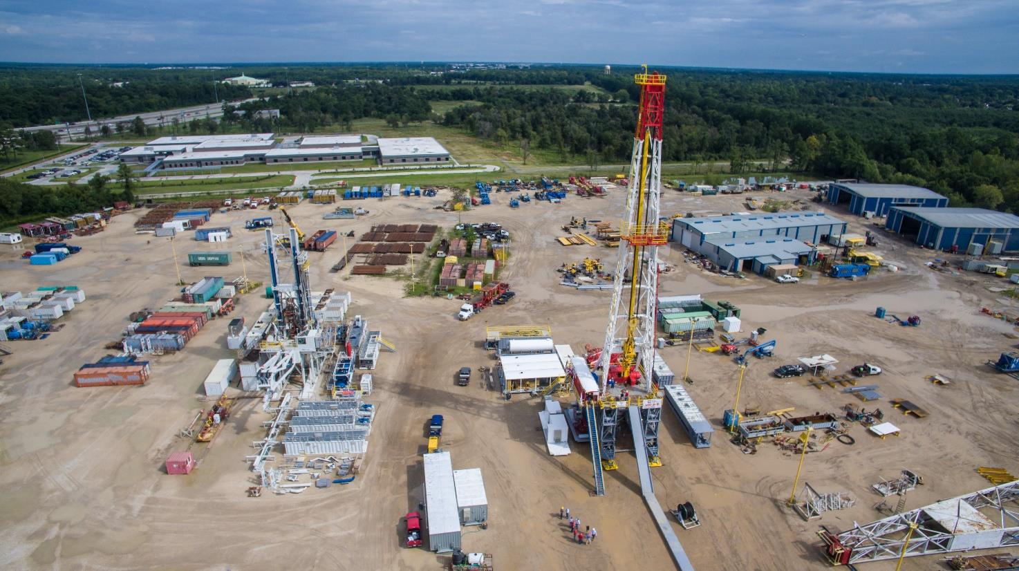 Houston Yard — Full Aerial View